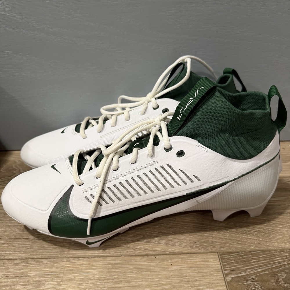 NEW Nike Vapor Edge Pro 360 2 Football Cleats White Green Men Size 15 FJ1581-130